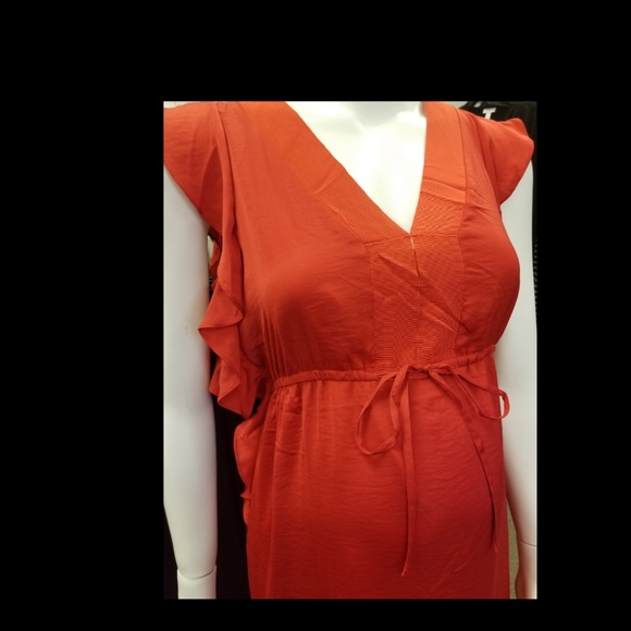 🎉Host Pick 10/29/19💃🏽Pretty Red Maternity Dress - Picture 3 of 4